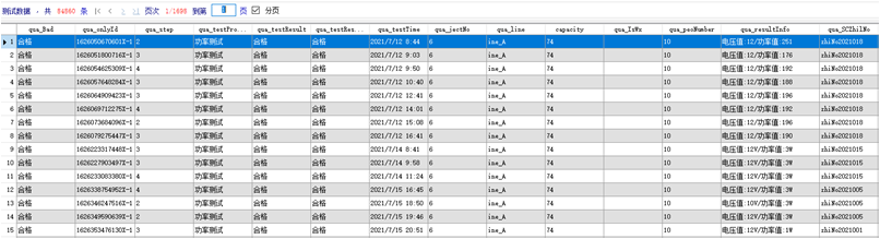 用勤哲EXCLE服务器与工厂管理实现物联 - 采集的数据1